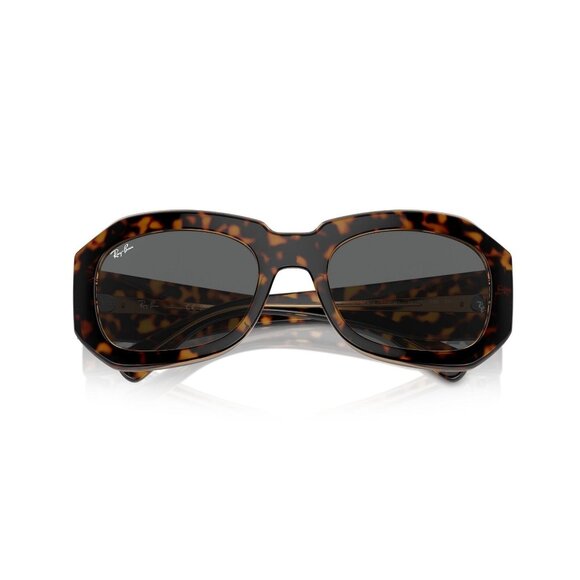 New RAY-BAN Beate Havana Rectangle RB2212 1292B1 Sunglasses Women - Picture 4 of 6